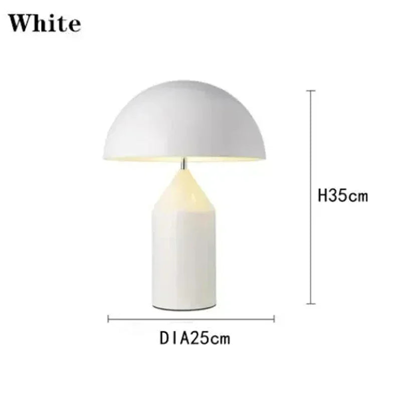 Lampe champignon LED verre blanc portable sans fil autonomie 6-8h design scandinave moderne premium protection visuelle