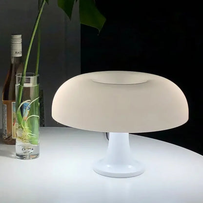 Lampe Champignon Blanche LED Sans Fil Scandinave Tactile Design Minimaliste | Élégante - LAMPE-EN-CHAMPIGNON
