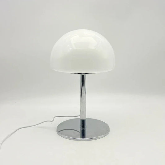 Lampe Champignon Bauhaus Vintage Blanche LED Tactile Verre Design Rétro | Déco - LAMPE-EN-CHAMPIGNON